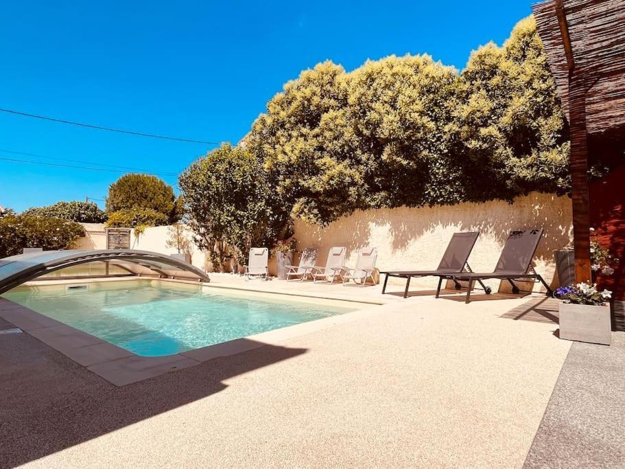 Villa Individuelle Familiale 4 A 12 Couchages Cuxac-dʼAude エクステリア 写真